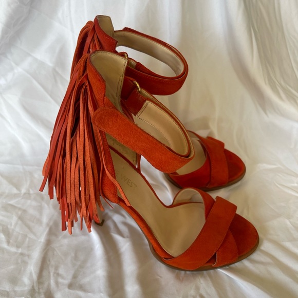 Nine West Suede Fringe heels - Picture 2 of 5